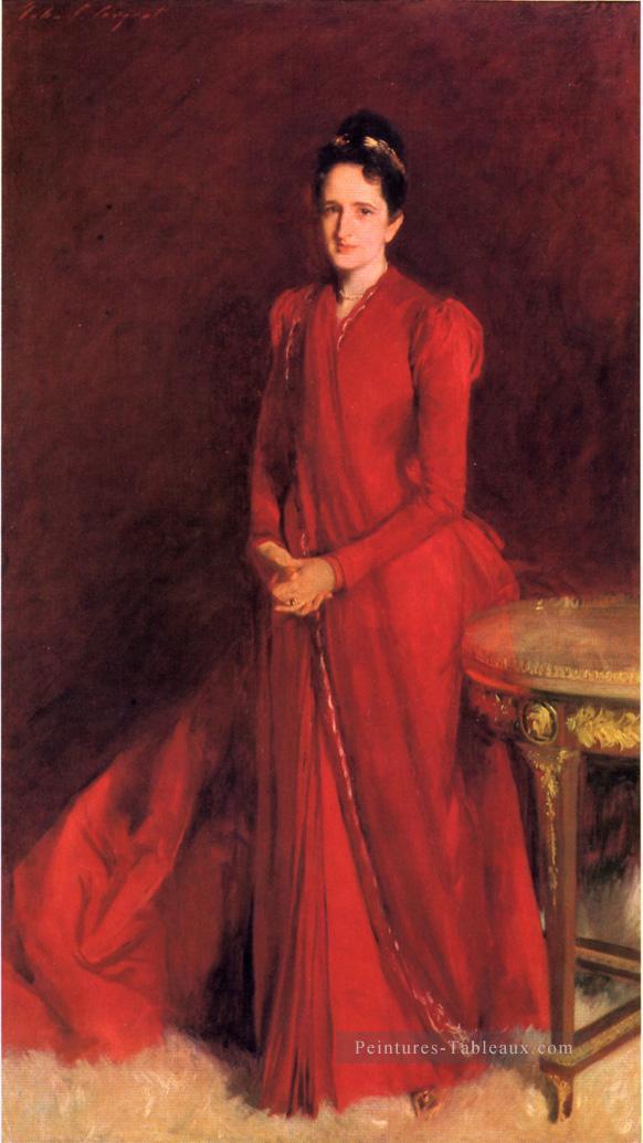 Portrait de Mme Elliott Fitch Shepard John Singer Sargent Peintures à l'huile